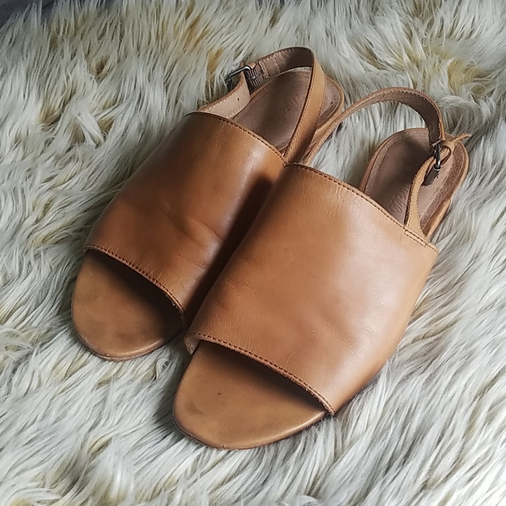 Madewell Noelle Leather Slingback Sandal Sz 8